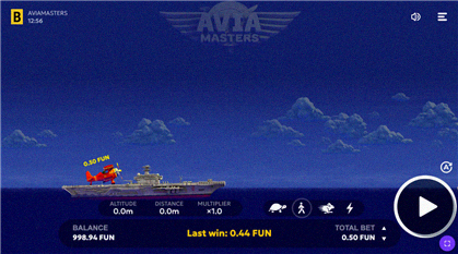 Aviamasters schermata di gioco principale